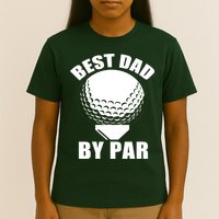 Best Dad By Par Funny Golf Dad T-Shirt