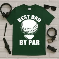 Best Dad By Par Funny Golf Dad T-Shirt