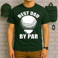 Best Dad By Par Funny Golf Dad T-Shirt