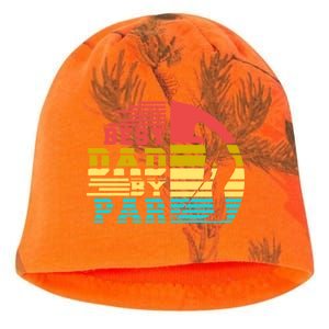 Best Dad By Par Retro Sunset Kati - Camo Knit Beanie