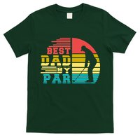 Best Dad By Par Retro Sunset T-Shirt