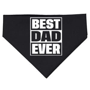 Best Dad Ever USA-Made Doggie Bandana