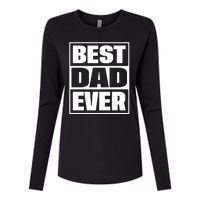 Best Dad Ever Womens Cotton Relaxed Long Sleeve T-Shirt