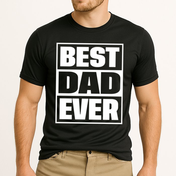 Best Dad Ever Cooling Performance Crew T-Shirt