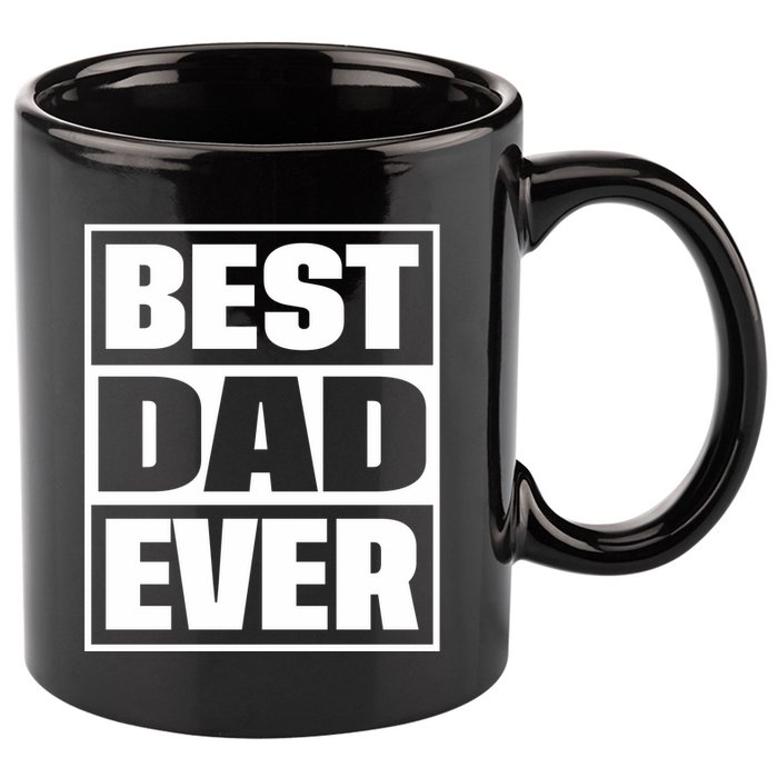 Best Dad Ever 11oz C Handle Ceramic Mug