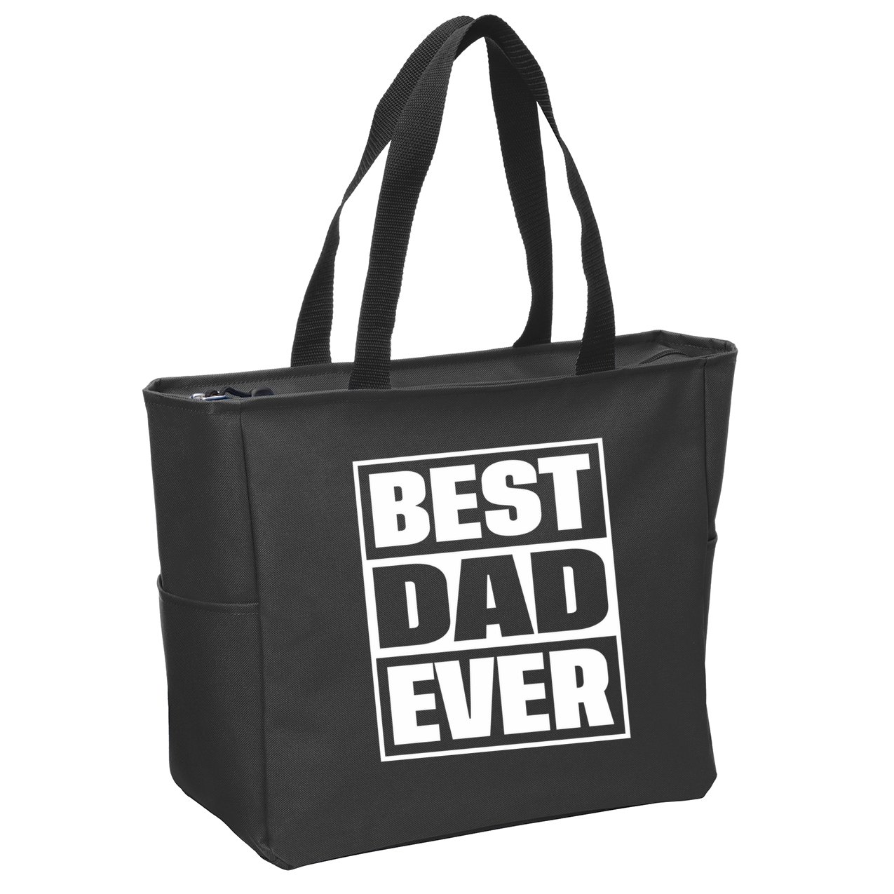Best Dad Ever Zip Tote Bag