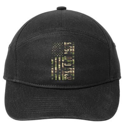 Best Dad Ever Army Flag 7-Panel Snapback Hat