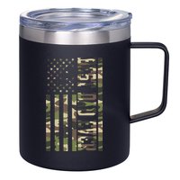 Best Dad Ever Army Flag 12oz Stainless Steel Coffee Mug