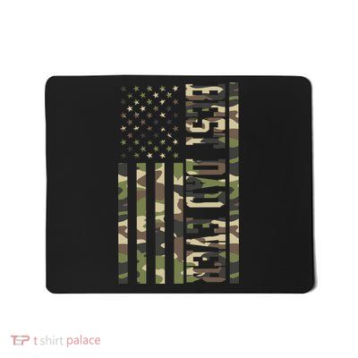Best Dad Ever Army Flag Mousepad