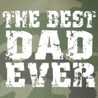 Best Dad Ever Block Logo Legacy Tie Dye Trucker Hat
