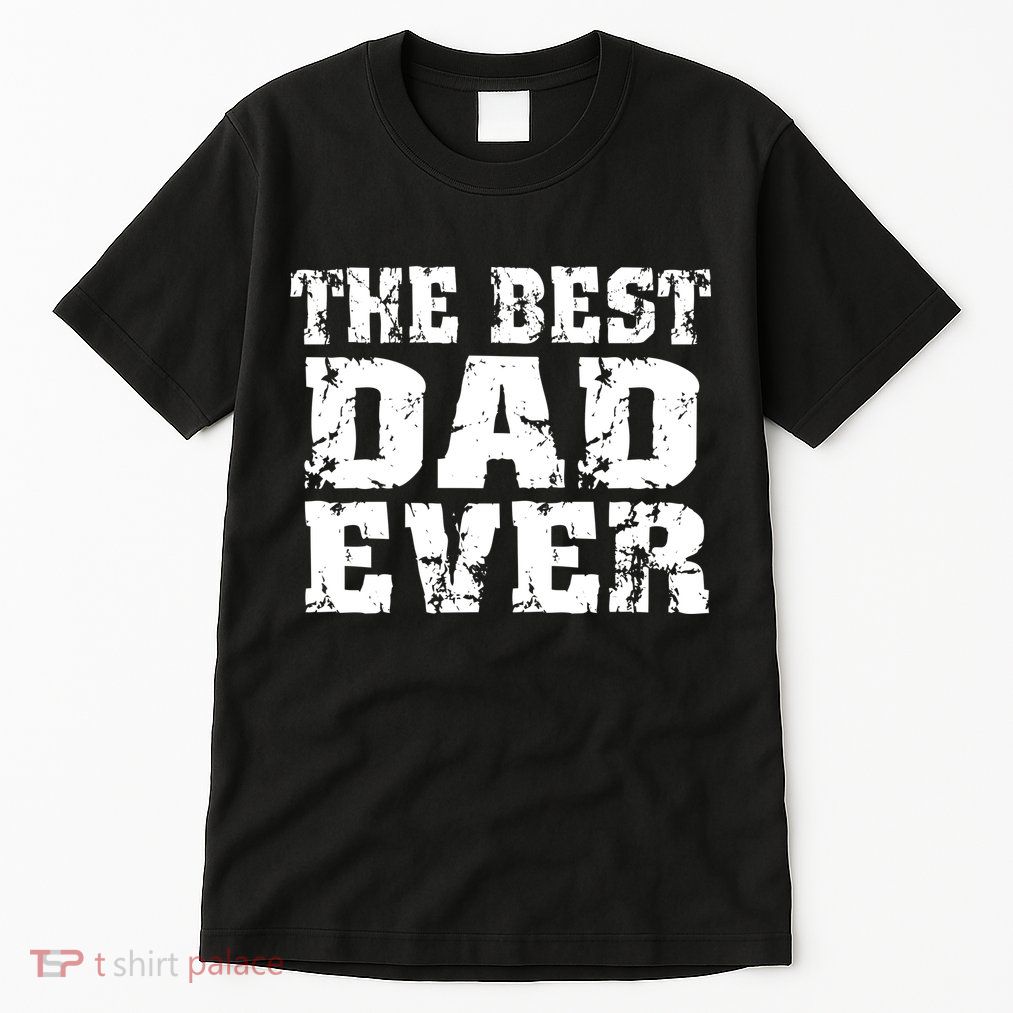 Best Dad Ever Block Logo Tall T-Shirt