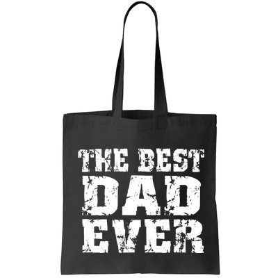Best Dad Ever Block Logo Bag