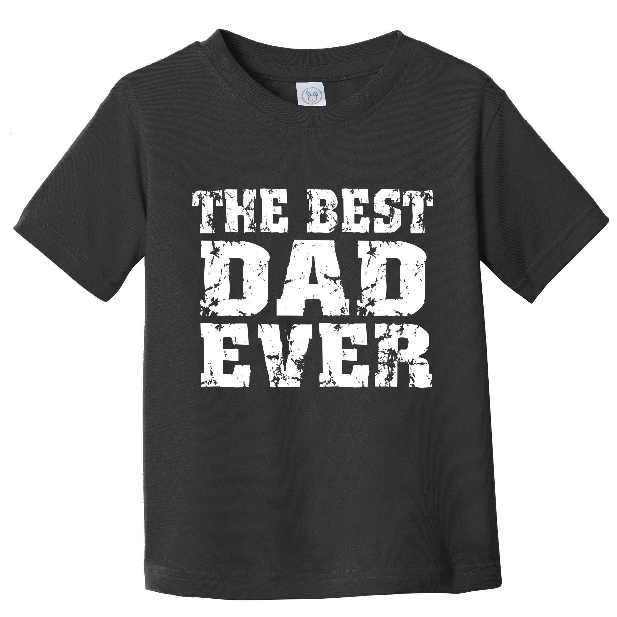 Best Dad Ever Block Logo Toddler T-Shirt