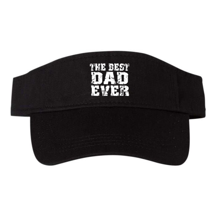 Best Dad Ever Block Logo Visor