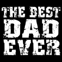 Best Dad Ever Block Logo Women's V-Neck T-Shirt