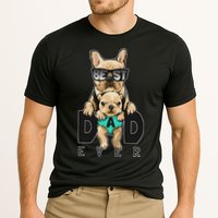 Best Dad Ever Cute Funny Dog Pug Dad Cooling Performance Crew T-Shirt