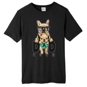 Best Dad Ever Cute Funny Dog Pug Dad Tall Fusion ChromaSoft Performance T-Shirt