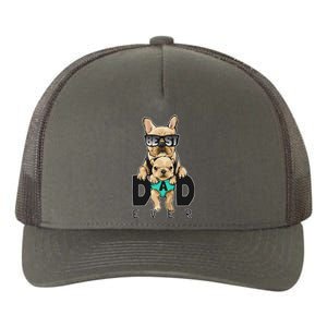 Best Dad Ever Cute Funny Dog Pug Dad Yupoong Adult 5-Panel Trucker Hat