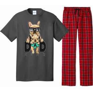 Best Dad Ever Cute Funny Dog Pug Dad Pajama Set