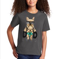 Best Dad Ever Cute Funny Dog Pug Dad Kids T-Shirt