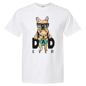 Best Dad Ever Cute Funny Dog Pug Dad Garment-Dyed Heavyweight T-Shirt