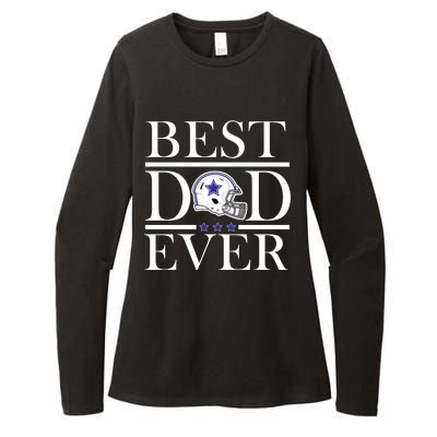 Best Dad Ever Dallas Football Womens CVC Long Sleeve Shirt