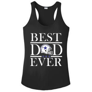 Best Dad Ever Dallas Football Ladies PosiCharge Competitor Racerback Tank