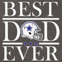 Best Dad Ever Dallas Football Cotton Canvas Backpack