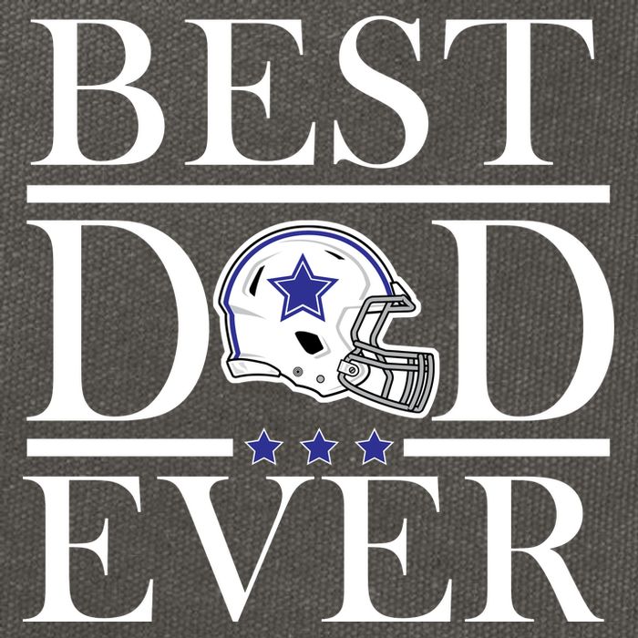 Best Dad Ever Dallas Football Cotton Canvas Backpack