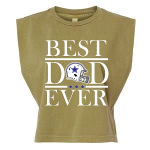 Best Dad Ever Dallas Football Garment-Dyed Women's Muscle Tee