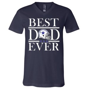 Best Dad Ever Dallas Football V-Neck T-Shirt