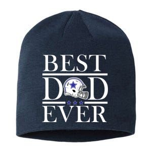 Best Dad Ever Dallas Football Sustainable Beanie