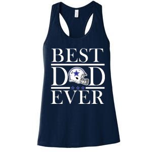 Best Dad Ever Dallas Football Women's Racerback Tank