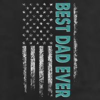 Best Dad Ever Distressed USA American Flag 11oz C Handle Ceramic Mug