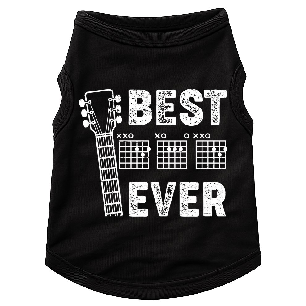 Best Dad Ever Musical Guitar Chords Doggie Tank