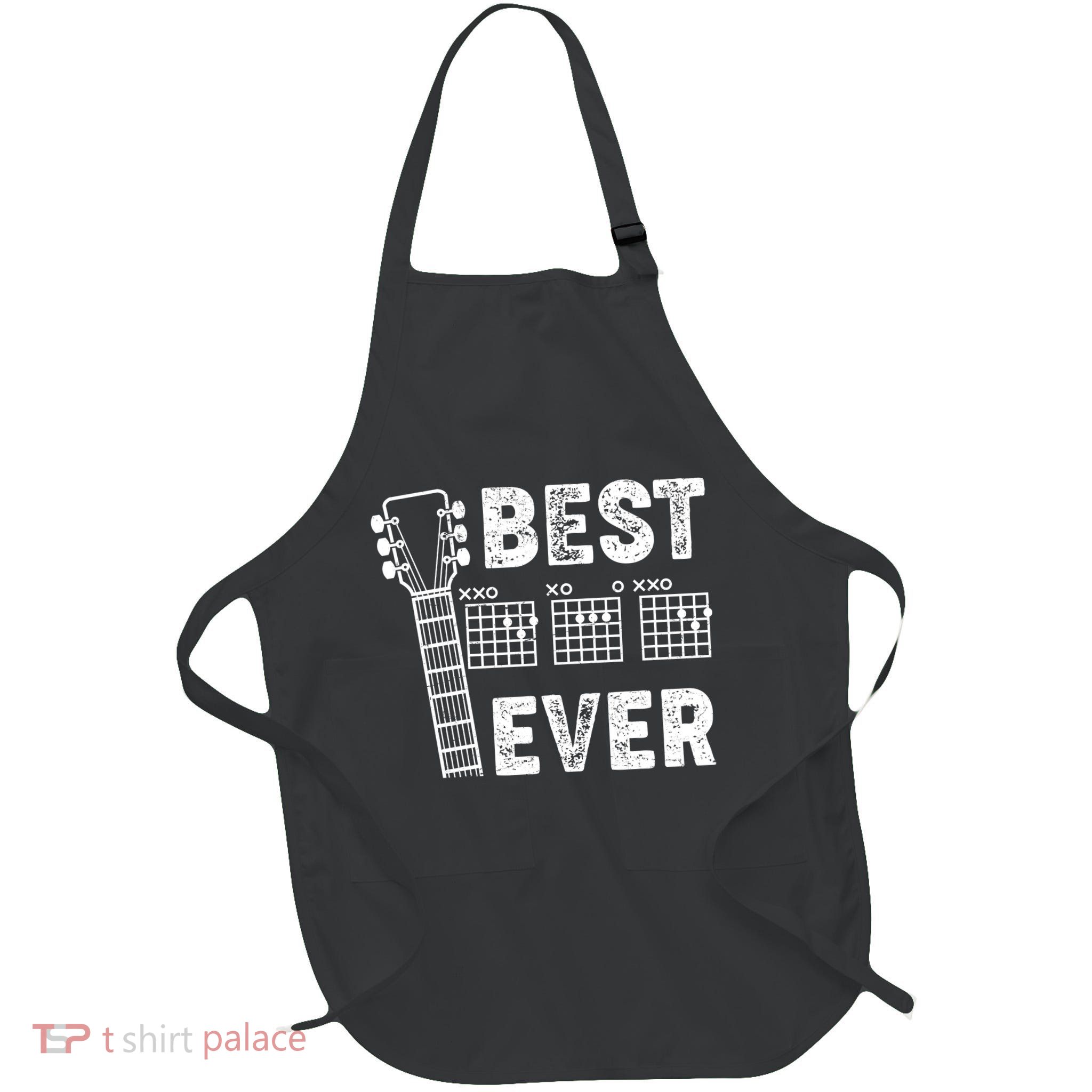 Best Dad Ever Musical Guitar Chords Apron