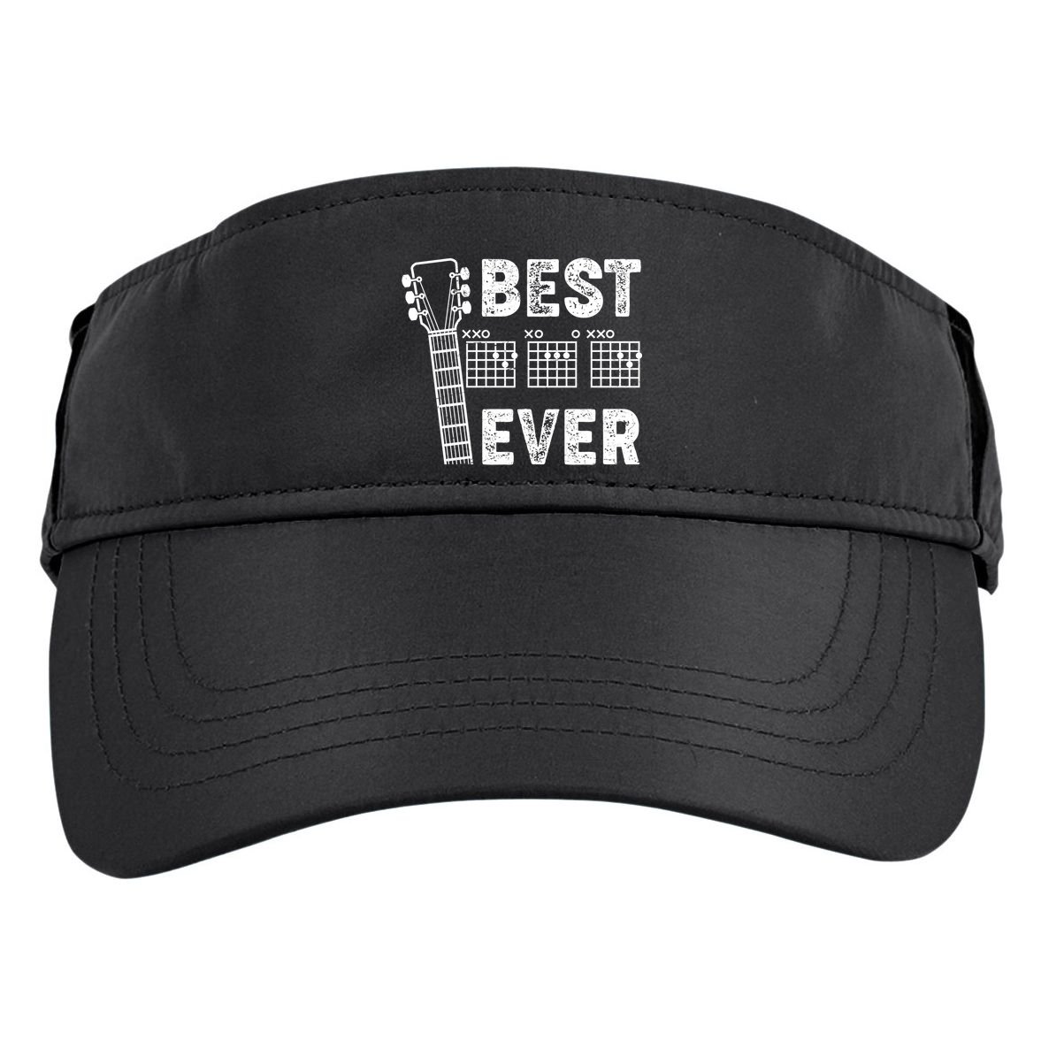 Best Dad Ever Musical Guitar Chords Adult Drive Performance Visor