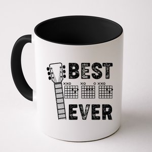 Best Dad Ever Musical Guitar Chords Coffee Mug