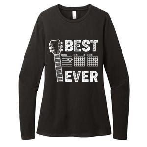 Best Dad Ever Musical Guitar Chords Womens CVC Long Sleeve Shirt