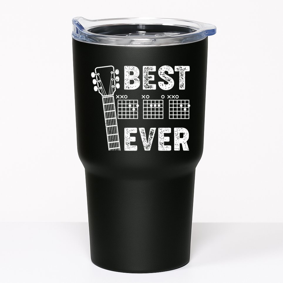 Best Dad Ever Musical Guitar Chords Tumbler