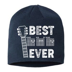 Best Dad Ever Musical Guitar Chords Sustainable Beanie