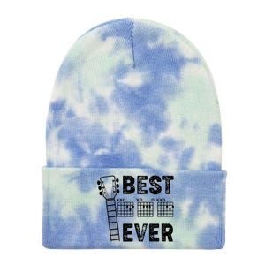 Best Dad Ever Musical Guitar Chords Tie Dye 12in Knit Beanie