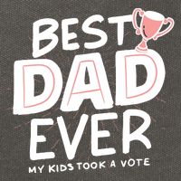 Best Dad Ever My Kids Took A Vote Cotton Canvas Backpack