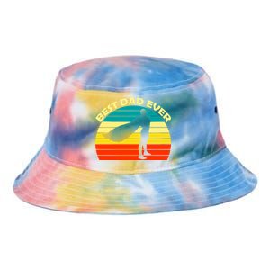 Best Dad Ever Super Dad Hero Tie Dye Newport Bucket Hat