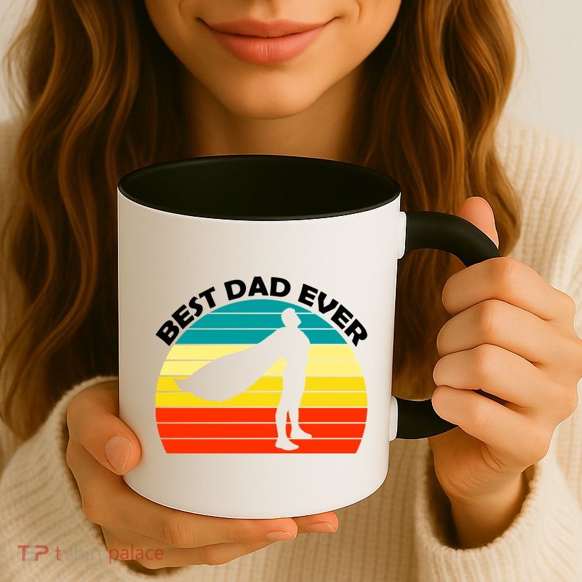 Best Dad Ever Super Dad Hero Mug