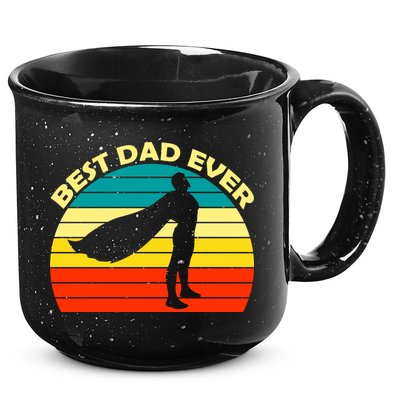 Best Dad Ever Super Dad Hero 15oz Campfire Ceramic Mug