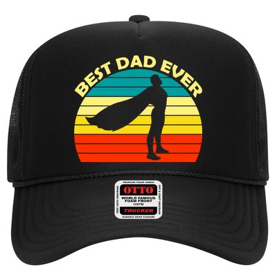 Best Dad Ever Super Dad Hero Trucker Hat