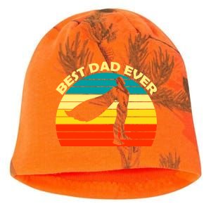 Best Dad Ever Super Dad Hero Kati - Camo Knit Beanie