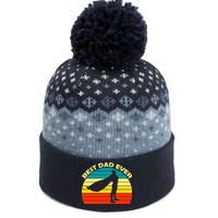 Best Dad Ever Super Dad Hero The Baniff Cuffed Pom Beanie