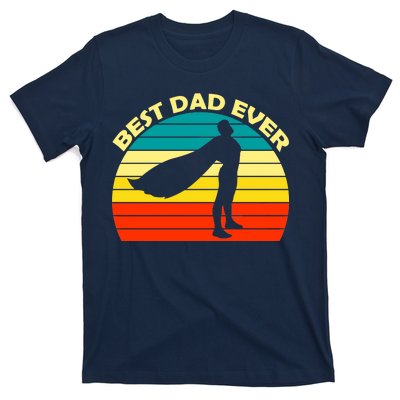 Best Dad Ever Super Dad Hero T-Shirt